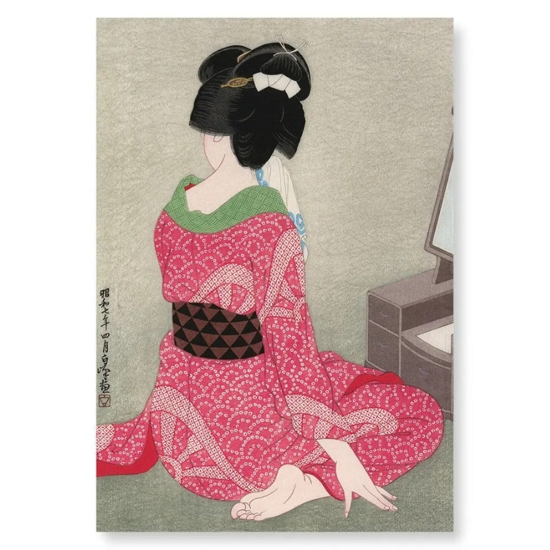 Poster Japan - Frau A4