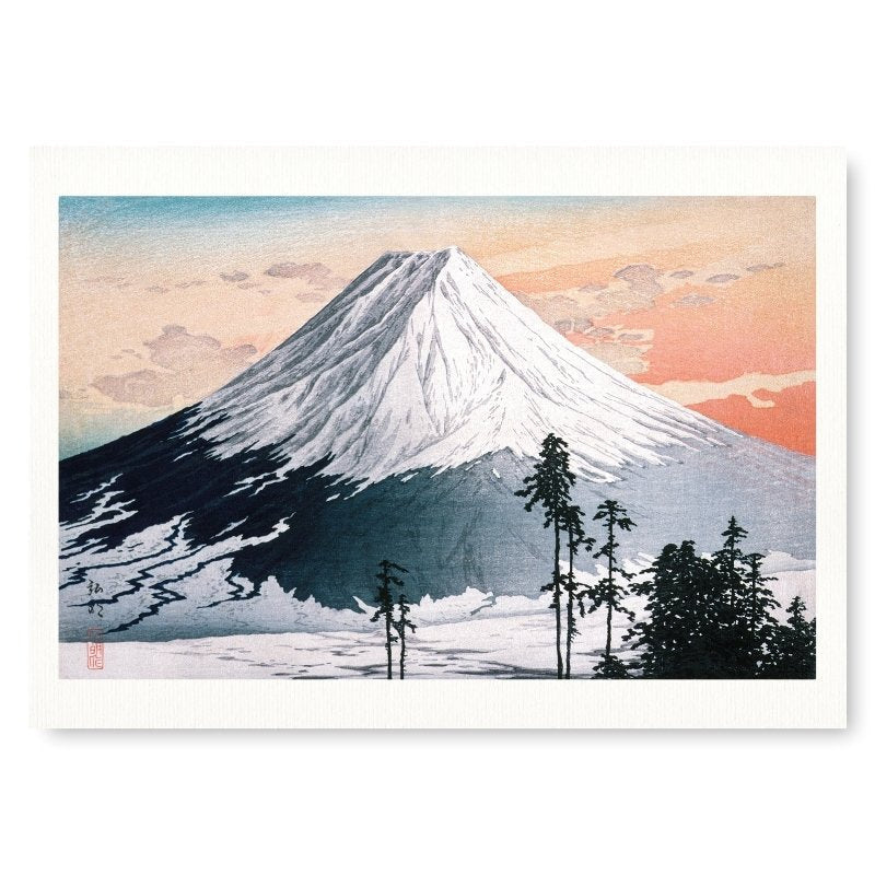 Poster - Mount Fuji Stempel A3