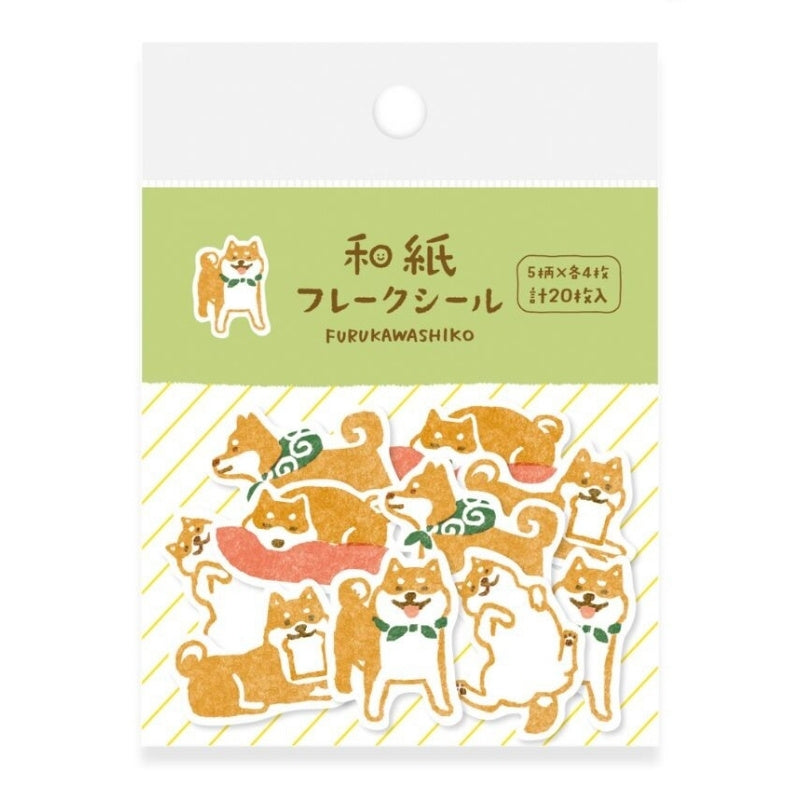 Japanische Sticker - Shiba-Hund