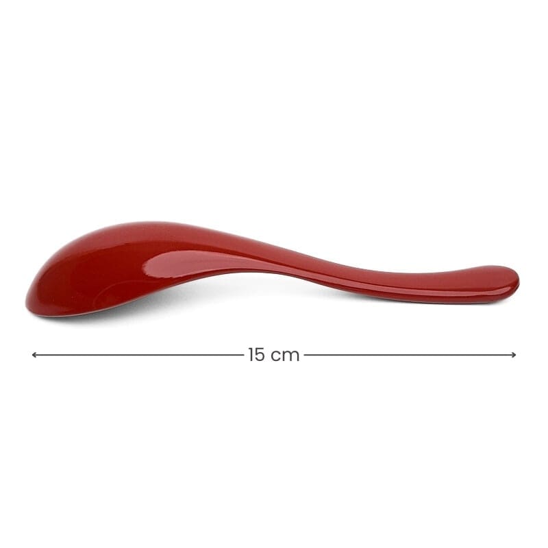 Ramenlöffel Harz – Rot Lackiert