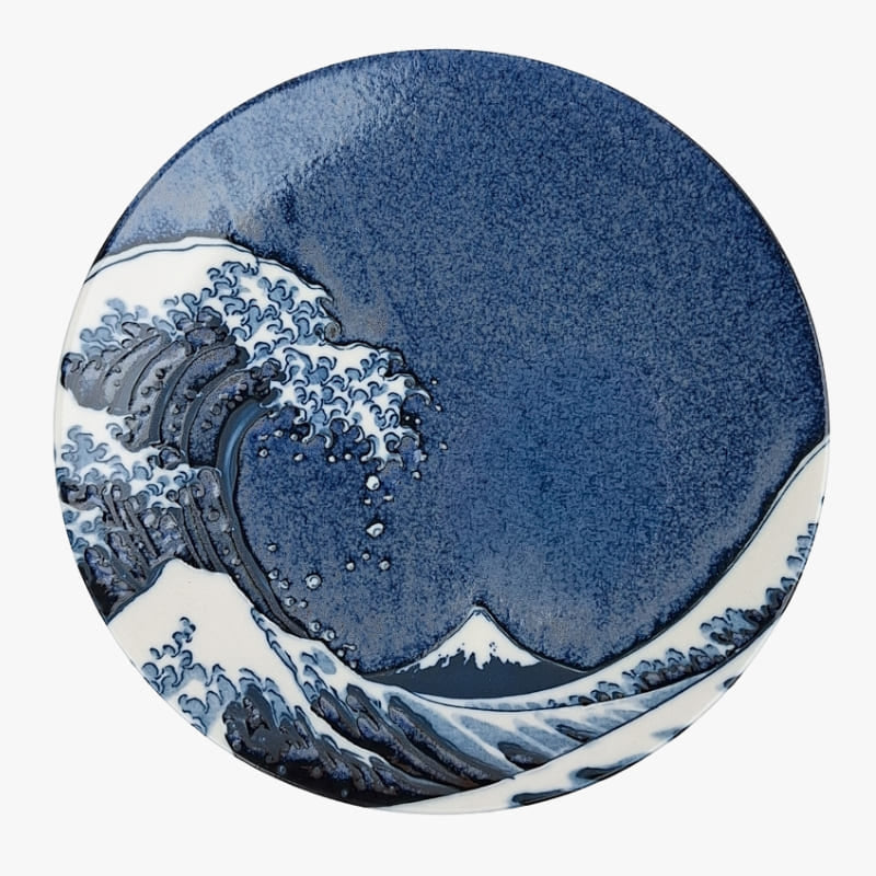 Runder Japanischer Teller - Kanagawa