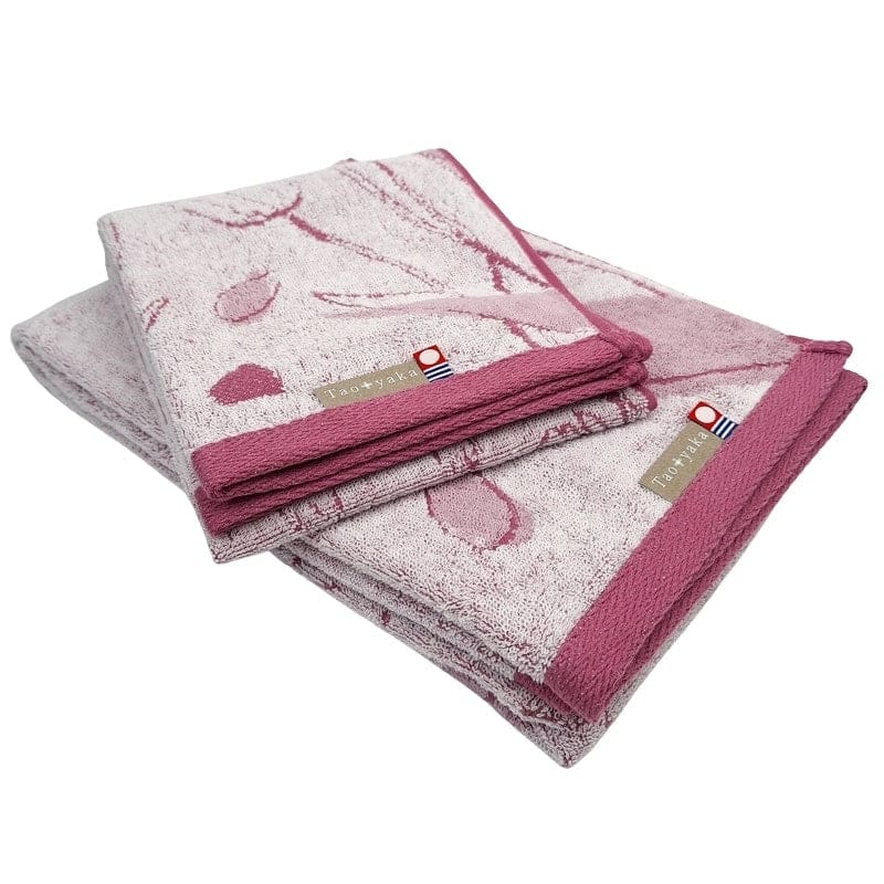 Serviette Japonaise Visage Tulipe