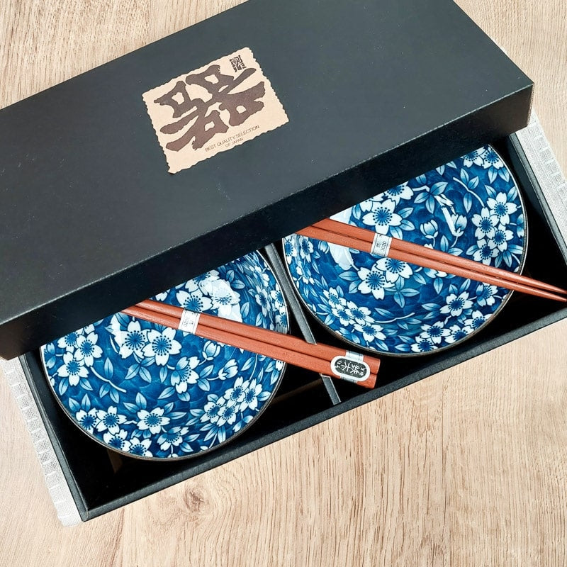 Set mit 2 Japanischen Reisschalen