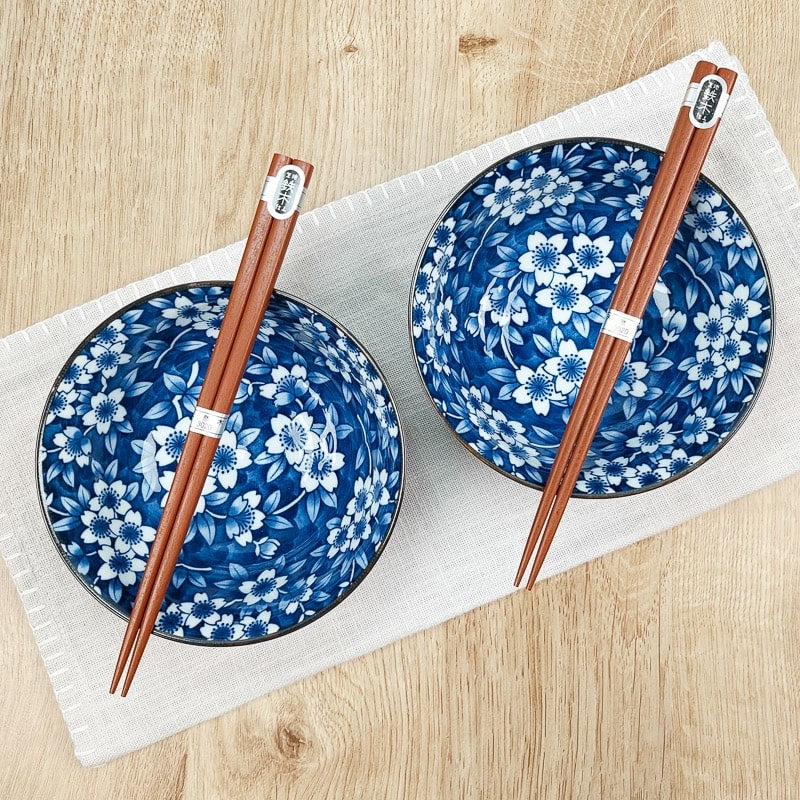 Set mit 2 Japanischen Reisschalen