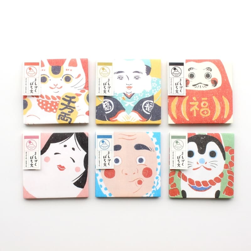 Briefpapier-Set Pochibumi Maneki Neko