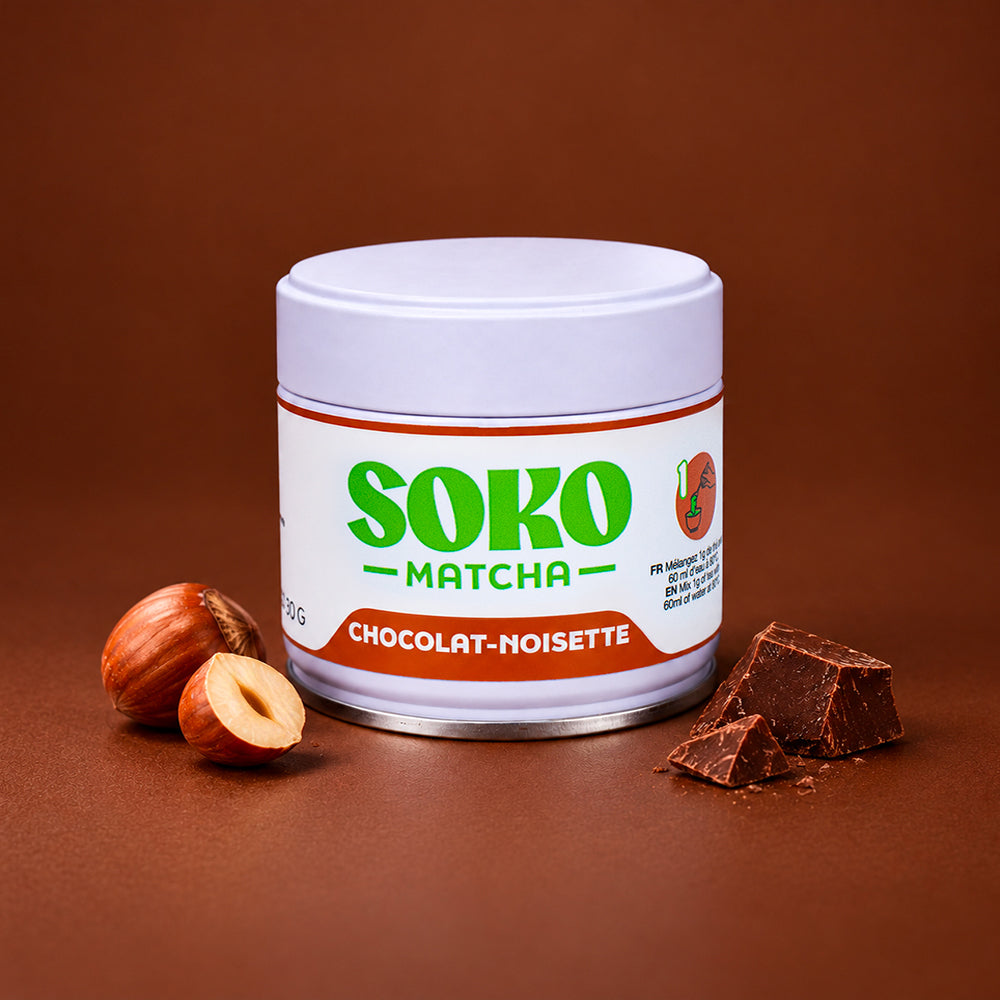 Soko Matcha-Tee - Schokolade-Haselnuss