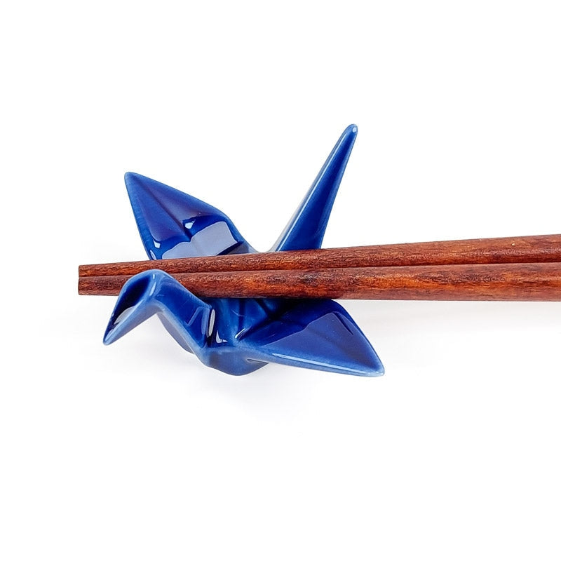Stäbchenhalter Origami Blau