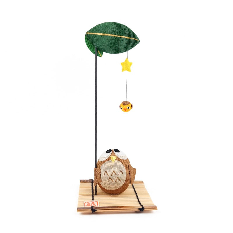 Statuette Chirimen Eule
