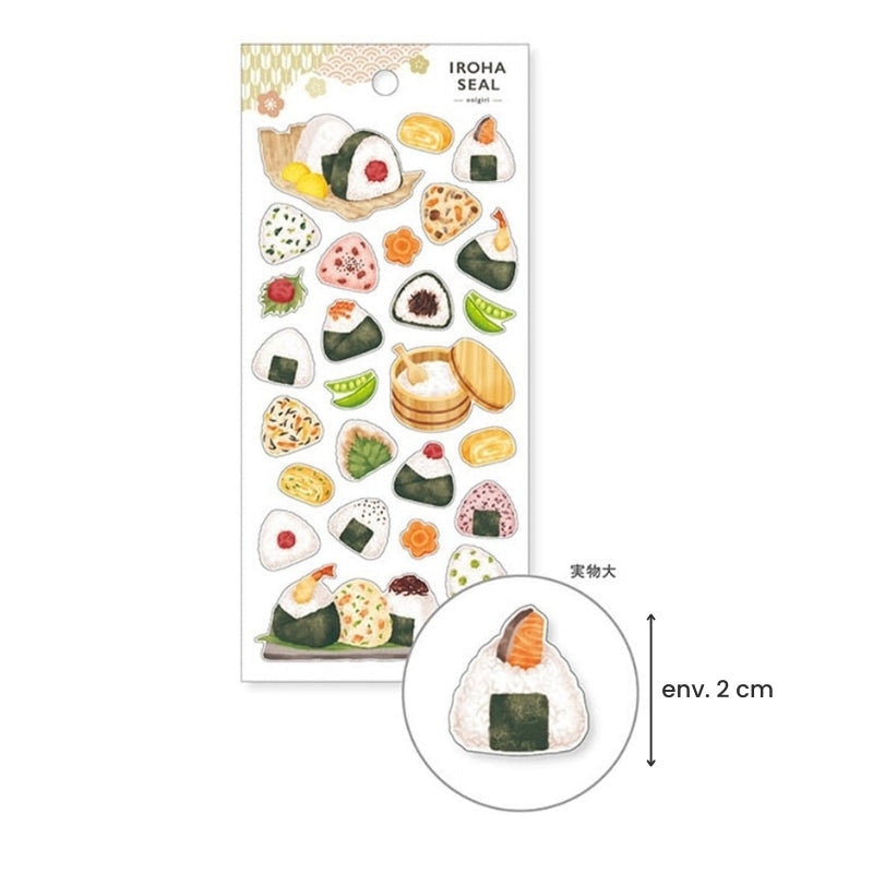 Japanische Onigiri-Sticker