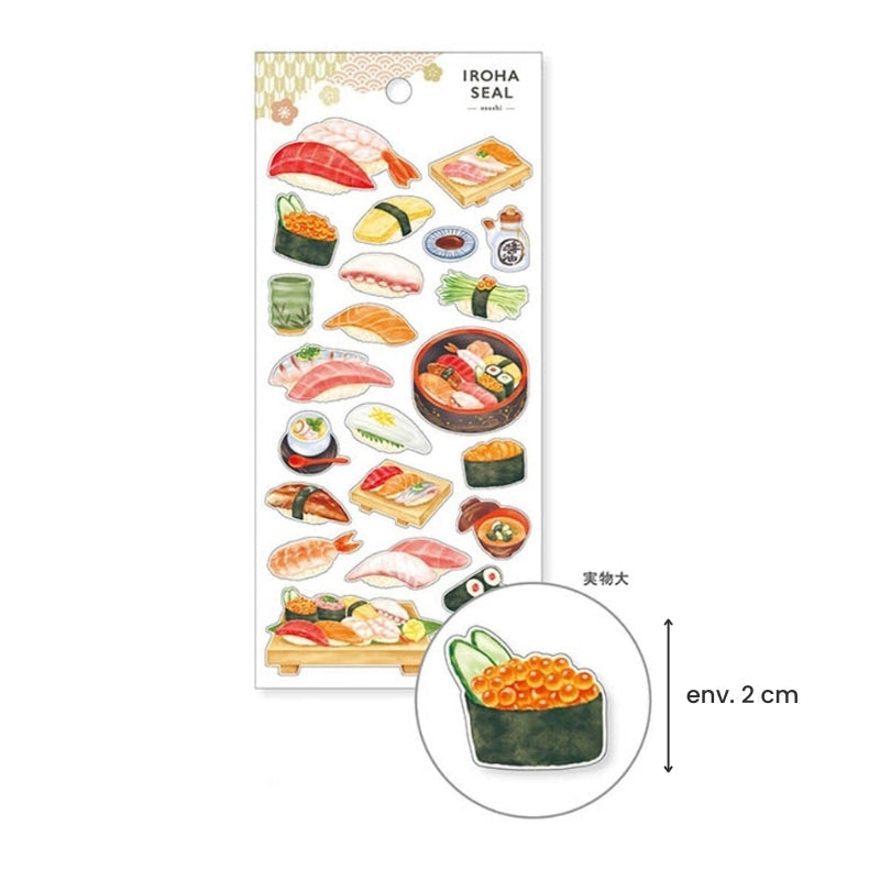 Japanische Sushi-Sticker