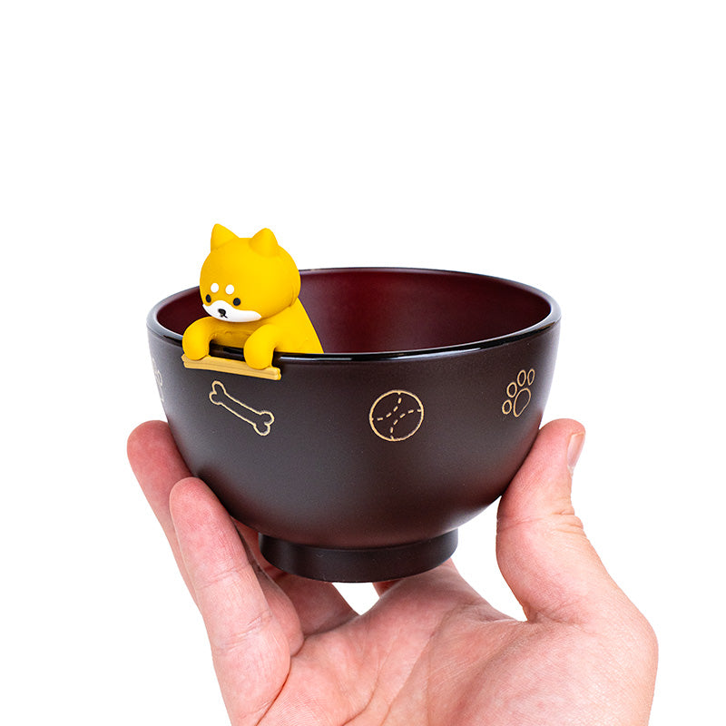 Suppenschüssel & Essstäbchenhalter Shiba Inu