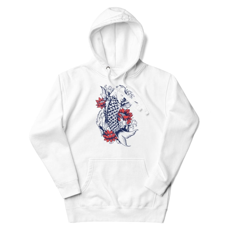 Japanisches Sweatshirt Koi-Karpfen - S