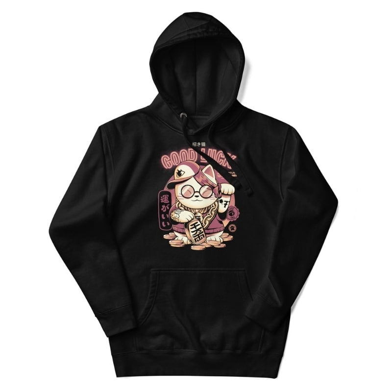 Japanisches Sweatshirt Maneki Neko - S