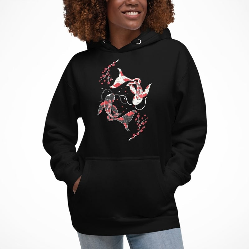 Japanisches Sweatshirt Sakura Koi