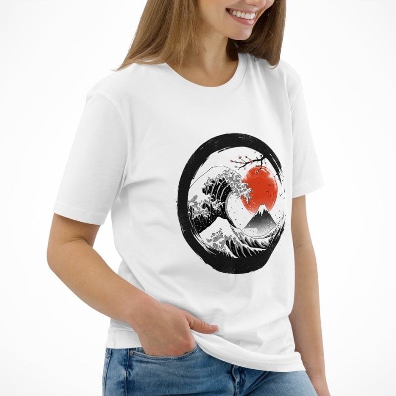 T-Shirt Japonais Enso Kanagawa