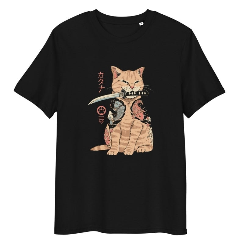 Japanisches T-Shirt Neko Yakuza - S