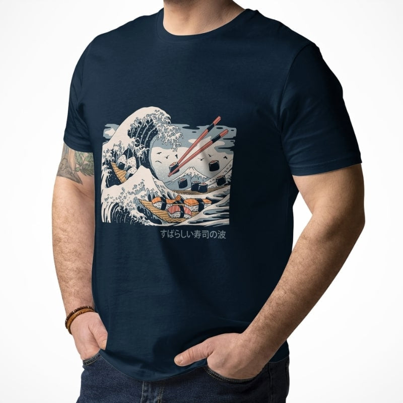 Japanisches Sushi T-Shirt Kanagawa