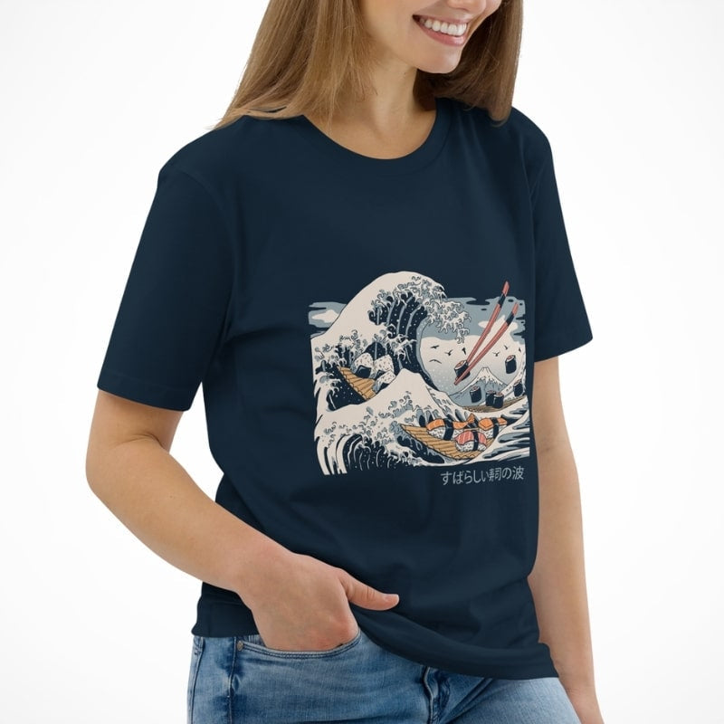 Japanisches Sushi T-Shirt Kanagawa