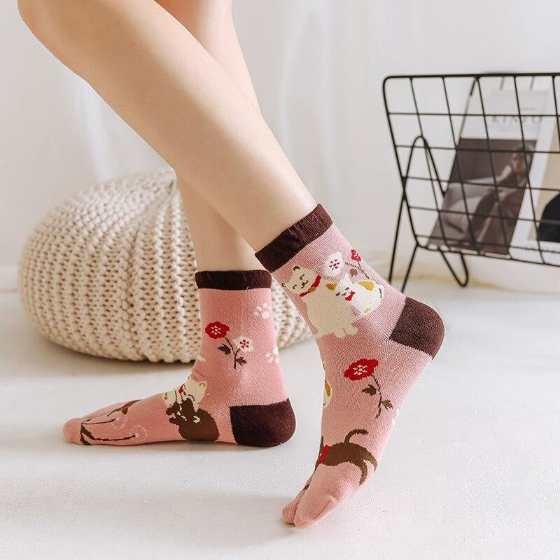 Tabi Socks - 5 Paar 5 Paare