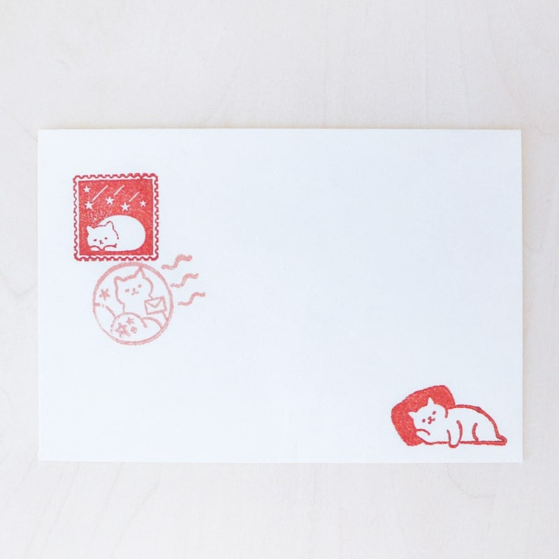 Transparente Stempel Japanisch Cat