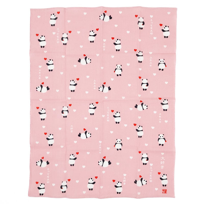 Taschentuch - Japanischer Panda-Stoff