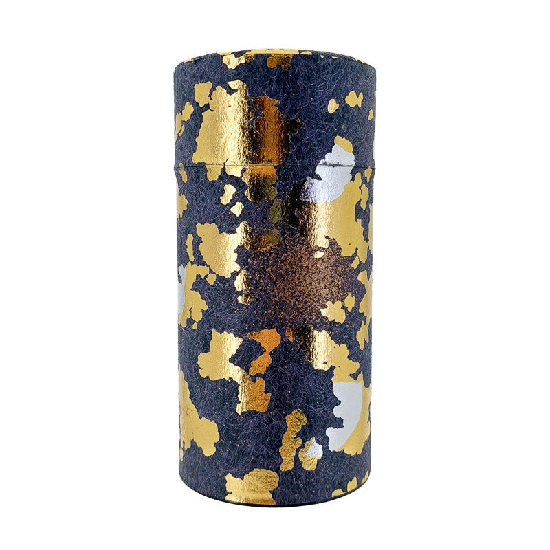 Teedose - Goldene Blätter