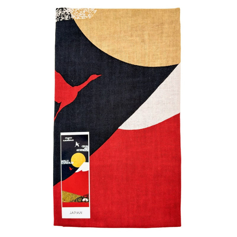 Tenugui Handtuch - Fuji Rot