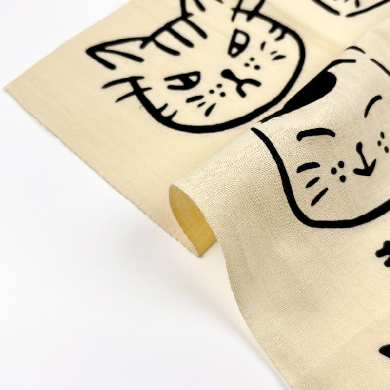 Tenugui Japanisch - Gedruckt Katze
