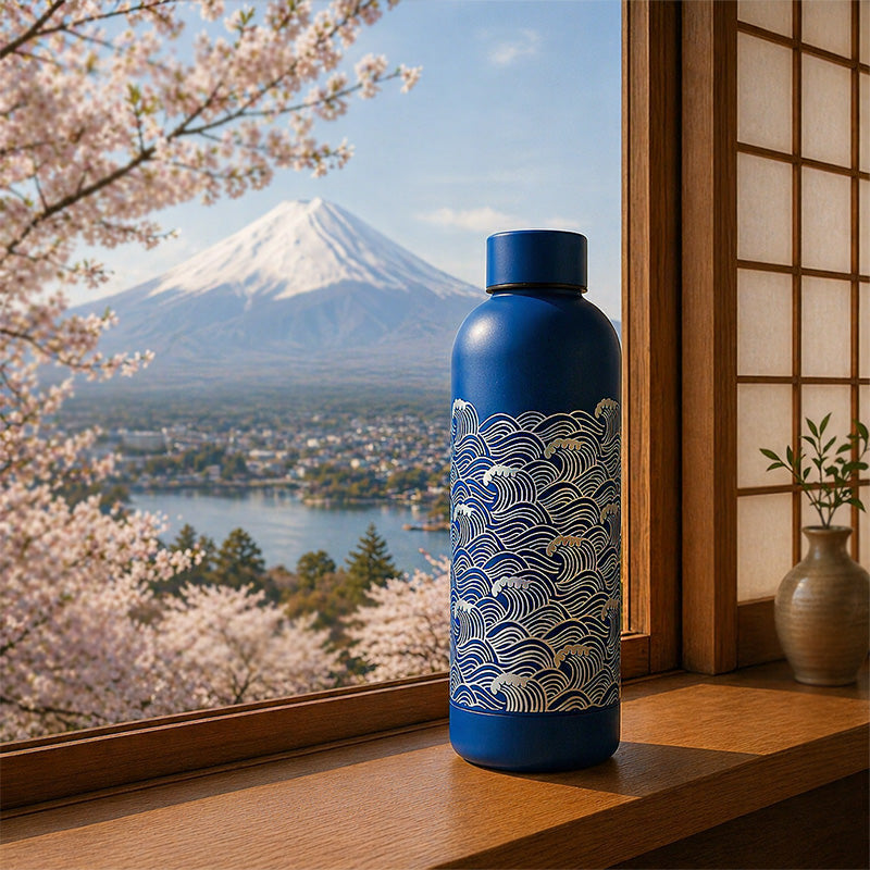 Thermosflasche 500 ml - Blau Nami
