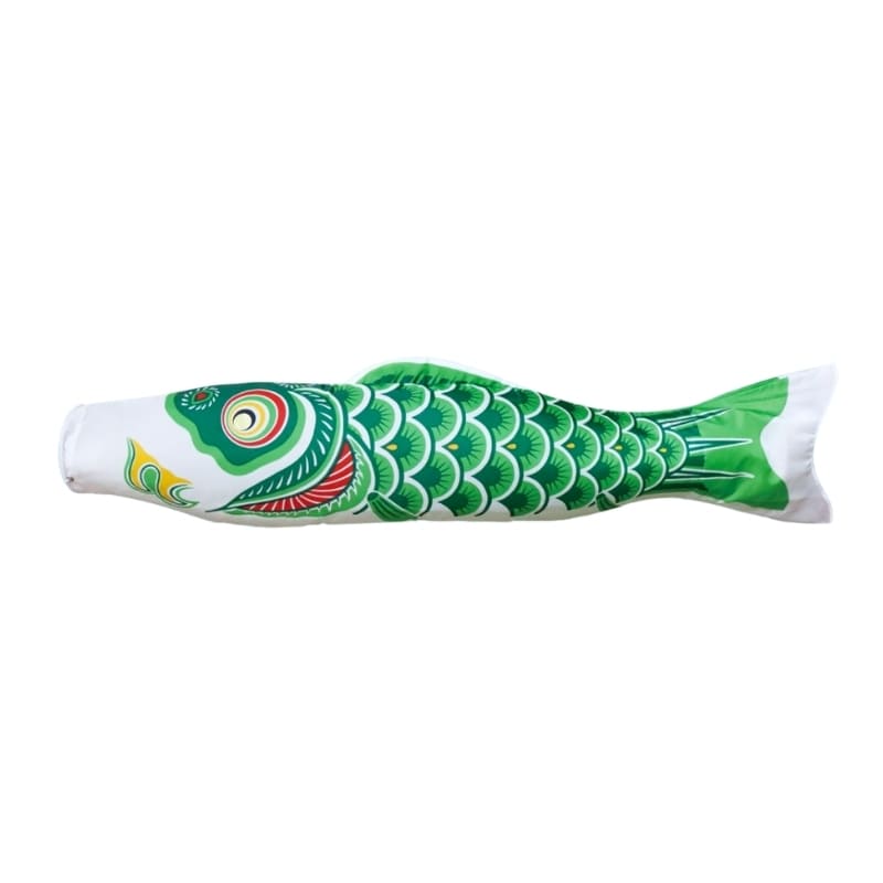 Traditionelles Japanisches Koinobori Grün - 100 cm