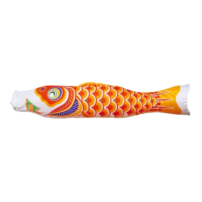 Traditionelles Japanisches Koinobori Orange - 100 cm