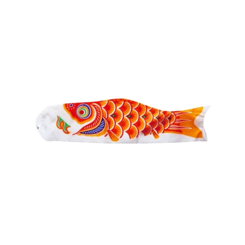 Traditionelles Japanisches Koinobori Orange - 60 cm