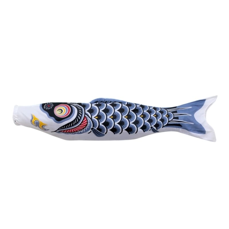 Traditionelles Japanisches Koinobori Schwarz - 100 cm