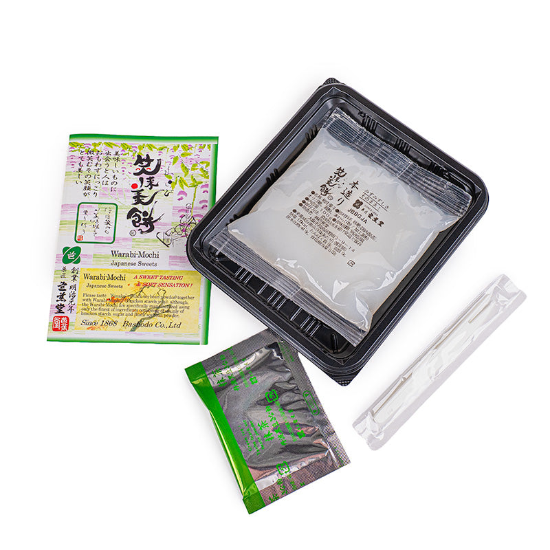 Warabi Mochi mit Matcha