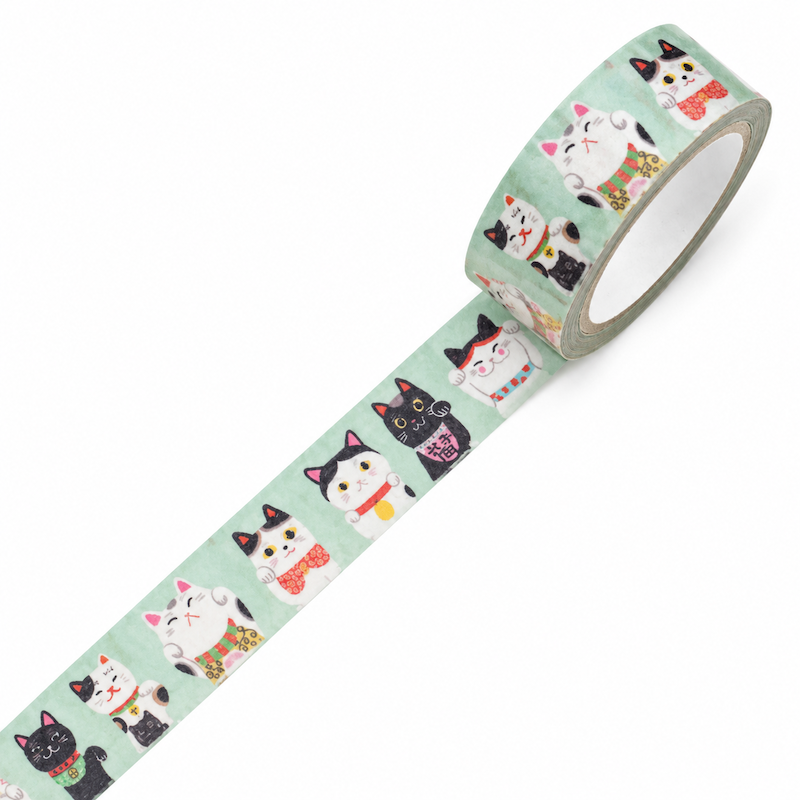 Washi Tape - Maneki Neko