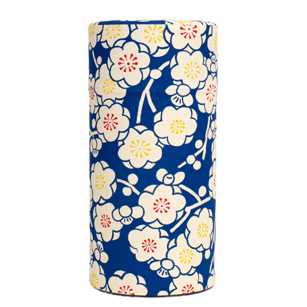 Washi-Teedose - Ume Blau