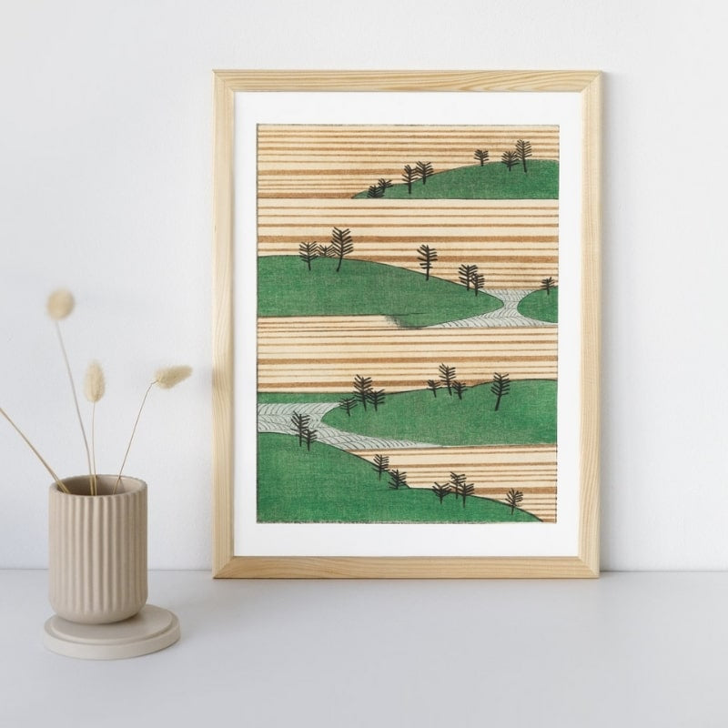 Watanabe Seitei Poster - Landschaft A3