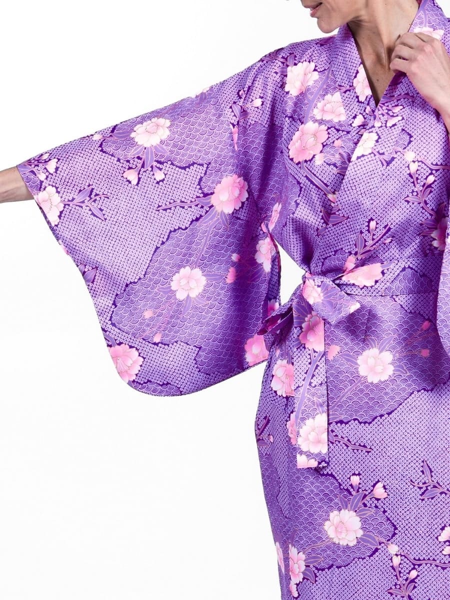 Yukata Kimono Damen – Sakura & Kumo