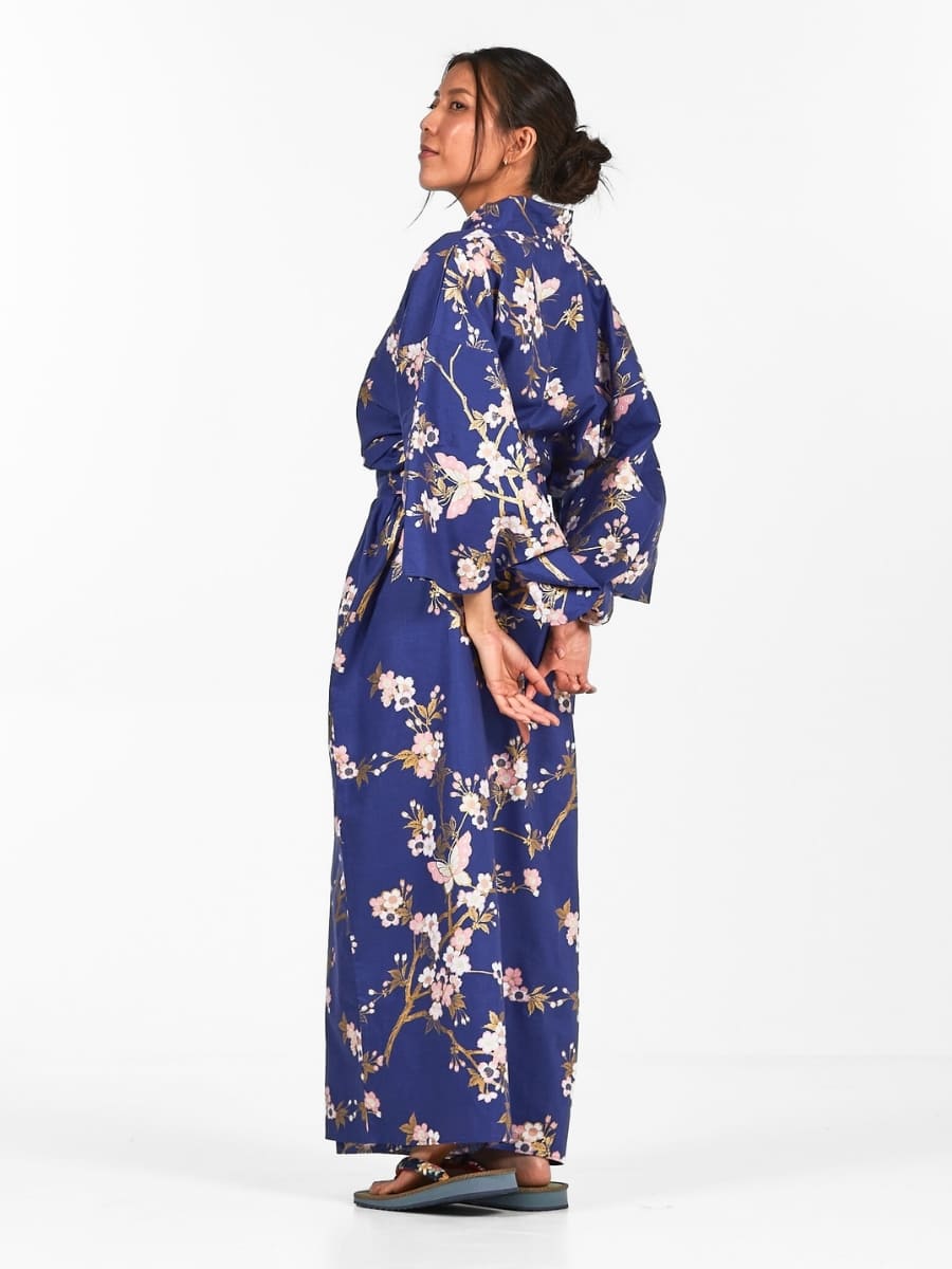 Yukata Kimono Damen – Sakura & Schmetterling