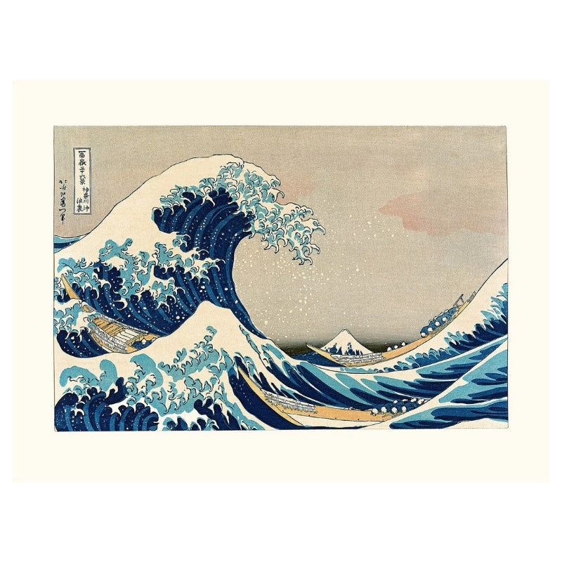 Hokusai Poster Welle Kanagawa - 30 x 40 cm