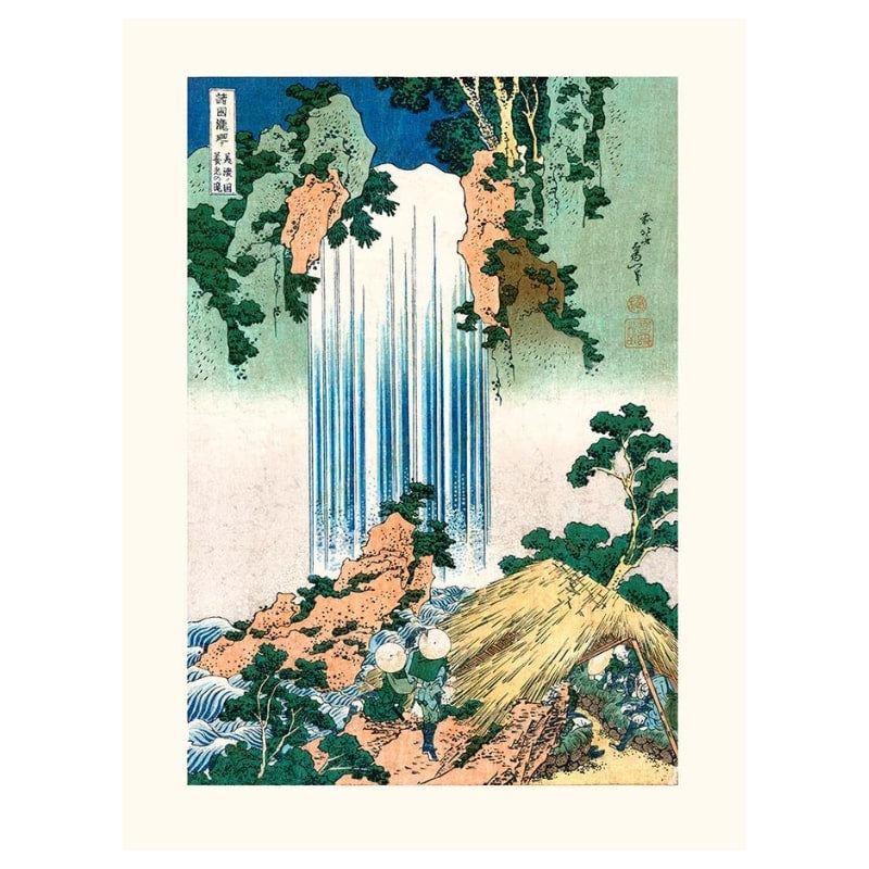 Japanisches Poster Yoro Wasserfall - A3