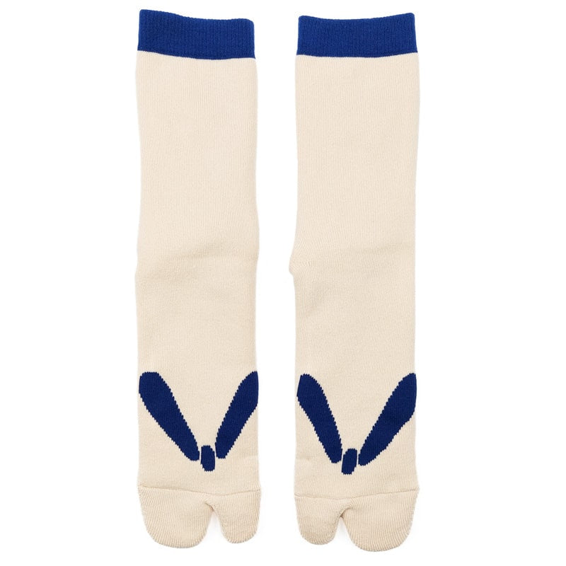 Japanische Socken Flip-Flops - Beige - EU 37-42