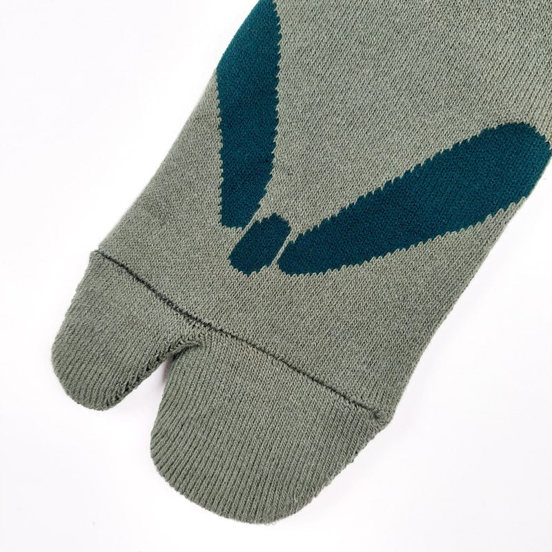 Japanische Socken Flip-Flops - Grün - EU 37-42