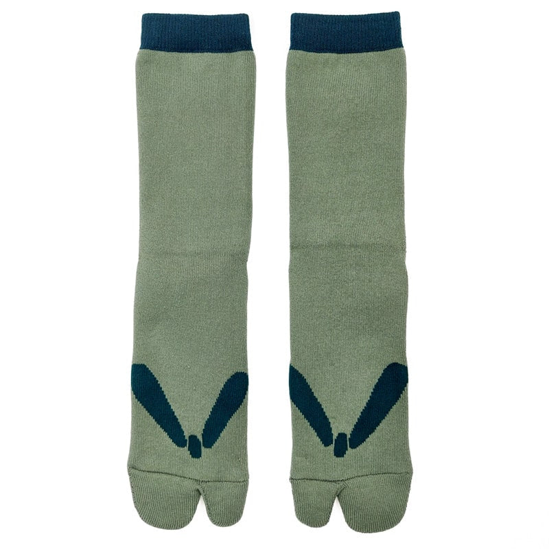 Japanische Socken Flip-Flops - Grün - EU 37-42