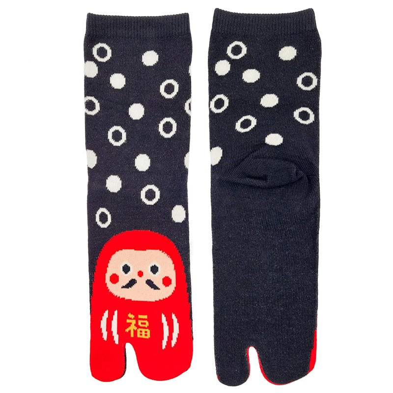 Packung Tabi Daruma Socken - 6 Paar - EU 36-40