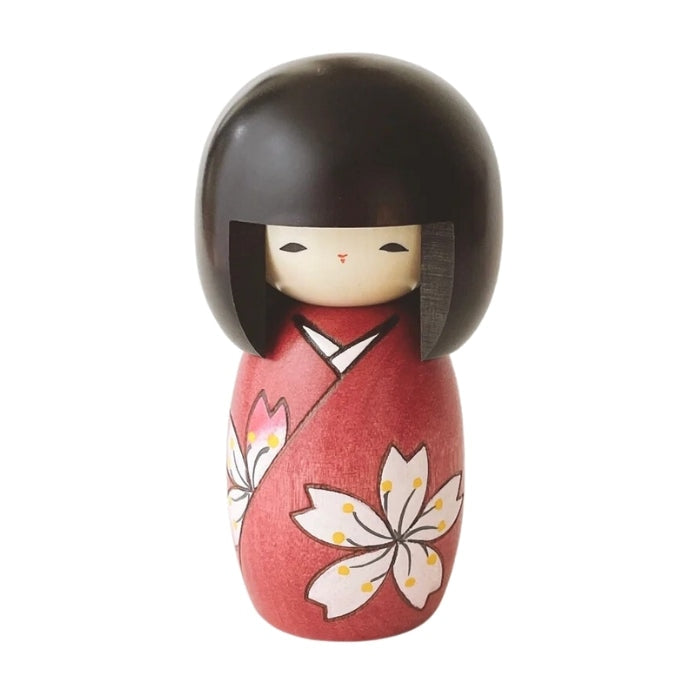 Kokeshi Blossom Puppe