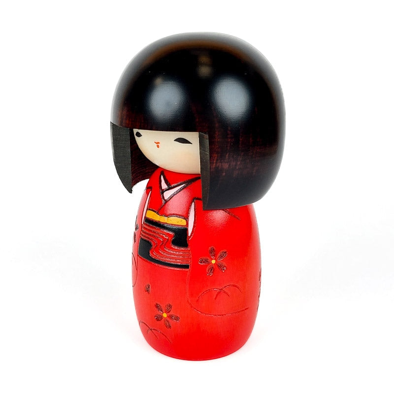 Kokeshi-Puppe Rot
