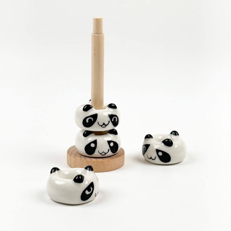 Japanisches Essstäbchenhalter-Set Panda